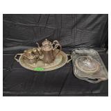 ONEIDA SILVER PLATE SERVING PLATTER MISC