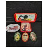 LOT OF 6 COCA COLA TRAYS