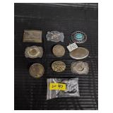 LOT OF VINTAGE BELT BUCKLES