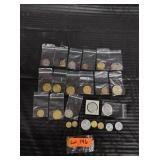 LOT OF VARIOUS VINTAGE TOKENS