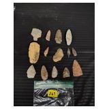 BAG OF ARROWHEAD FRAGMENTS