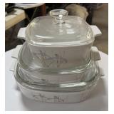 Pyrex baking dishes