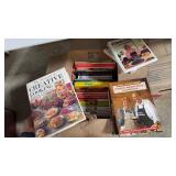 Large collection of cookbooks