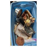 Platters / can opener in tote