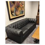 Black Leather Sofa