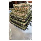 Temptations set of 5 casseroles