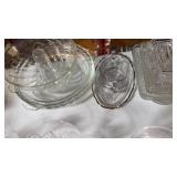 Glass Bundt pan/ butter dish etc