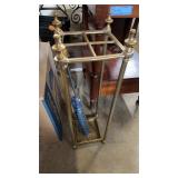 Brass umbrella stand
