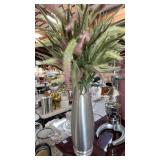 Silver vase/ decor