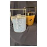 2 ice buckets/ cups/ tray