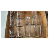 H monogrammed glasses