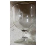 H monogrammed glassware