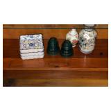 Ginger jars/ insulators etc