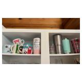 Shelf of cups