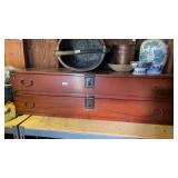 2 drawer storage cabinet