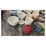 Pottery Cups etc
