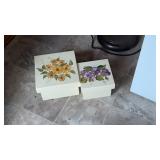 2 storage boxes