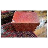 Storage box 17x12 metal lined