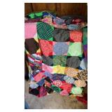Polyester lap quilt/ tote
