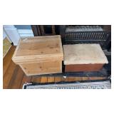 Wooden box/ foot stool