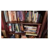 2 shelves of books