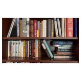 2 shelves of books