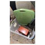 Tote/ lid/ wooden box