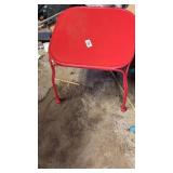 Red stool