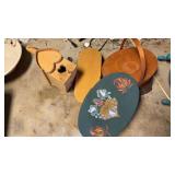 Wooden storage boxes