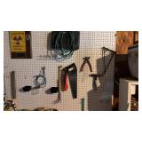 Contents of pegboard