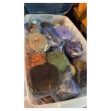 Tote yarn/ lid