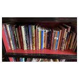 Middle shelf of books