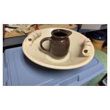 Pottery bowl/ pitcher