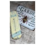 Thermometer/ sign