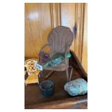 Mini metal chairs etc