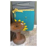 Wooden spool/ door hanger