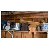 Contents of top shelf