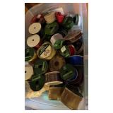 Ribbons and lights totes