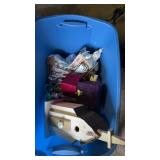 Christmas houses/ church in tote