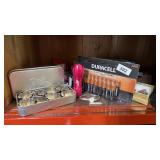 Cookie cutters/ candles/ batteries