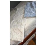 White twin bedspread