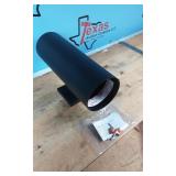 PROGRESS BLACK 2-BULB TUBULAR WALL SCONCE