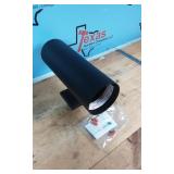 PROGRESS BLACK 2-BULB TUBULAR WALL SCONCE