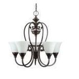 SOMERSET 5LT BRONZE CHANDELIER