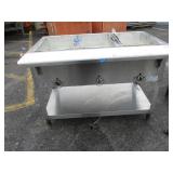 44" Three Bay Steam Table
