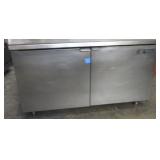 True 60" Under Counter Refrigerator S/S top