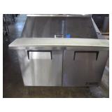 True 48" Refirerated Prep Table