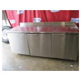 Nice 72" Randell Clean and Working 3 door Work To