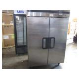 Nice S/S 49" S/S  Clean and  Working 2 Door Refri