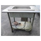 36"Stainless Table  Refrigerated Drop in
